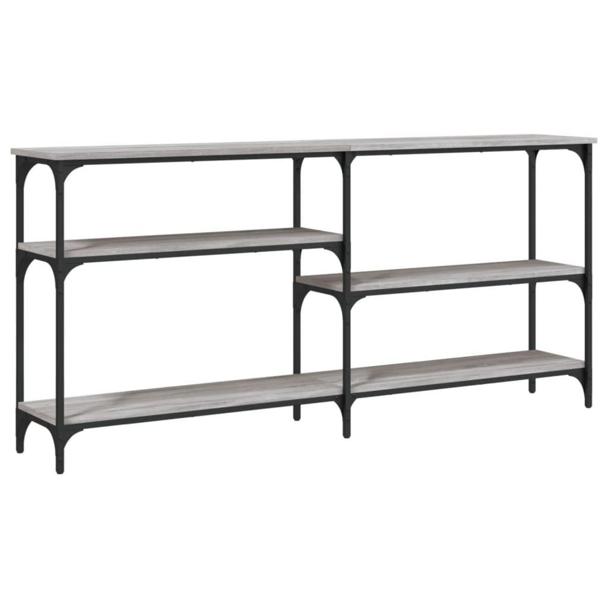 VIDAXL Table console sonoma gris 160x29x75 cm bois d'ingenierie