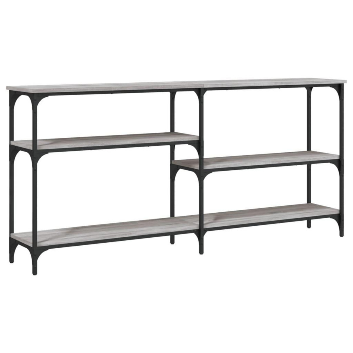 VIDAXL Table console sonoma gris 160x29x75 cm bois d'ingenierie