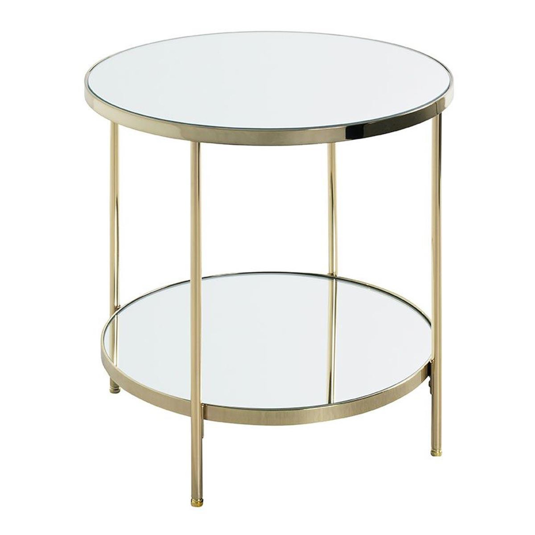 Paris Prix Table d'appoint ronde  palace  46cm or