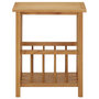 Voir la diapositive 2 : VIDAXL Table a revues 45x35x55 cm Bois de chene solide