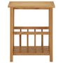 Voir la diapositive 2 : VIDAXL Table a revues 45x35x55 cm Bois de chene solide