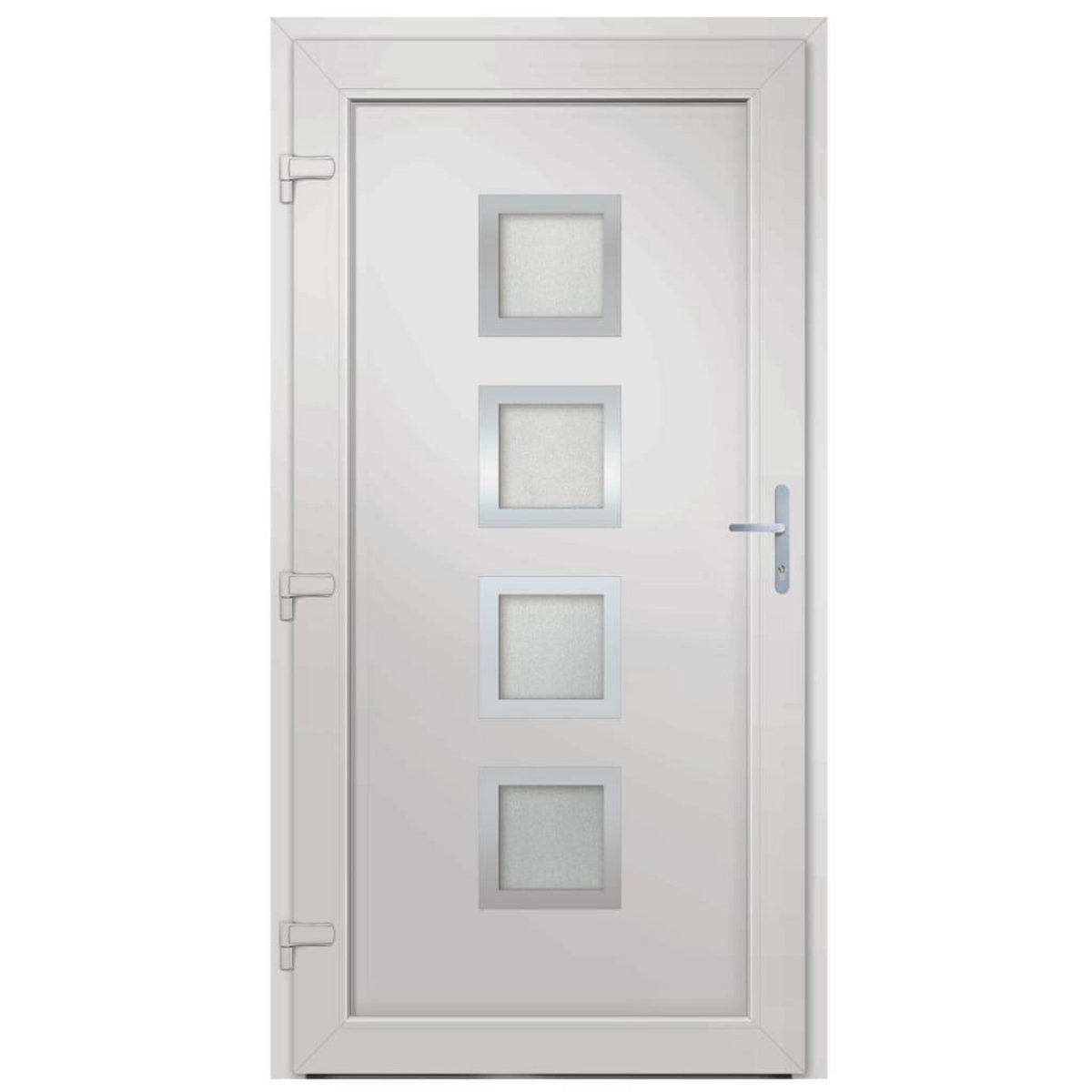 VIDAXL Porte d'entree anthracite 108x200 cm PVC