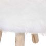 Voir la diapositive 2 : Atmosphera Kids Tabouret Enfant  Licorne  40cm Blanc