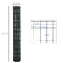 Voir la diapositive 3 : PAWHUT Grillage rouleau soudé - grillage à poule - maille 5L x 10H cm - hauteur 1,22 m - longueur 10 m - acier revêtement PVC vert