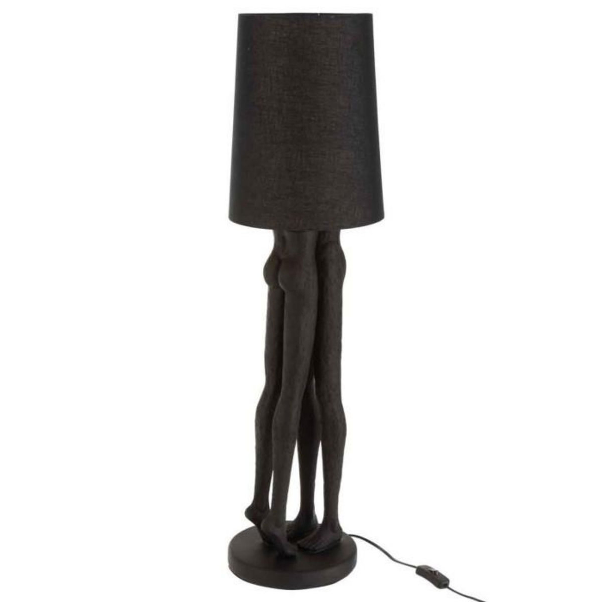 Paris Prix Lampadaire Design  Couple  89cm Noir