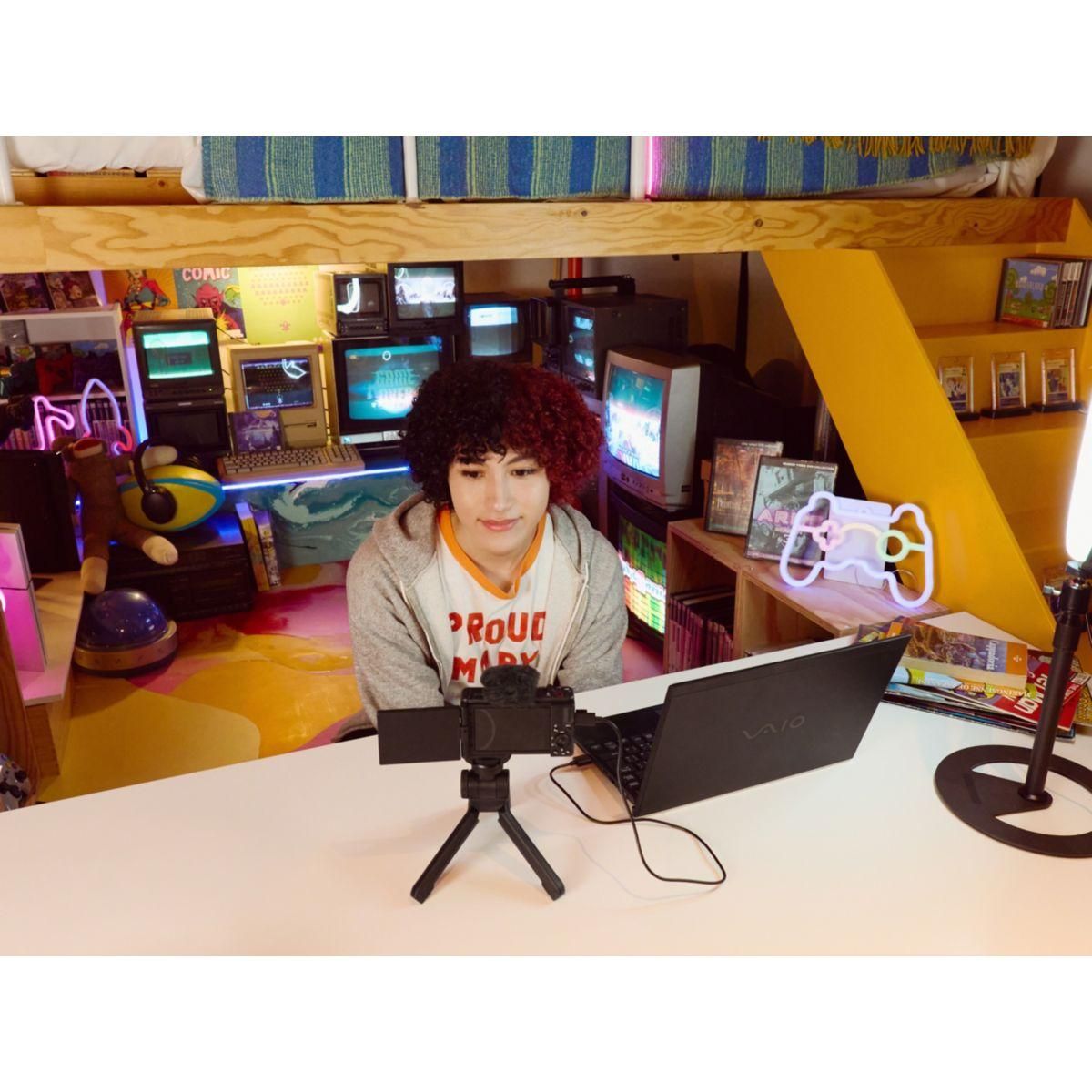 SONY Appareil photo Compact ZV-1F vlog