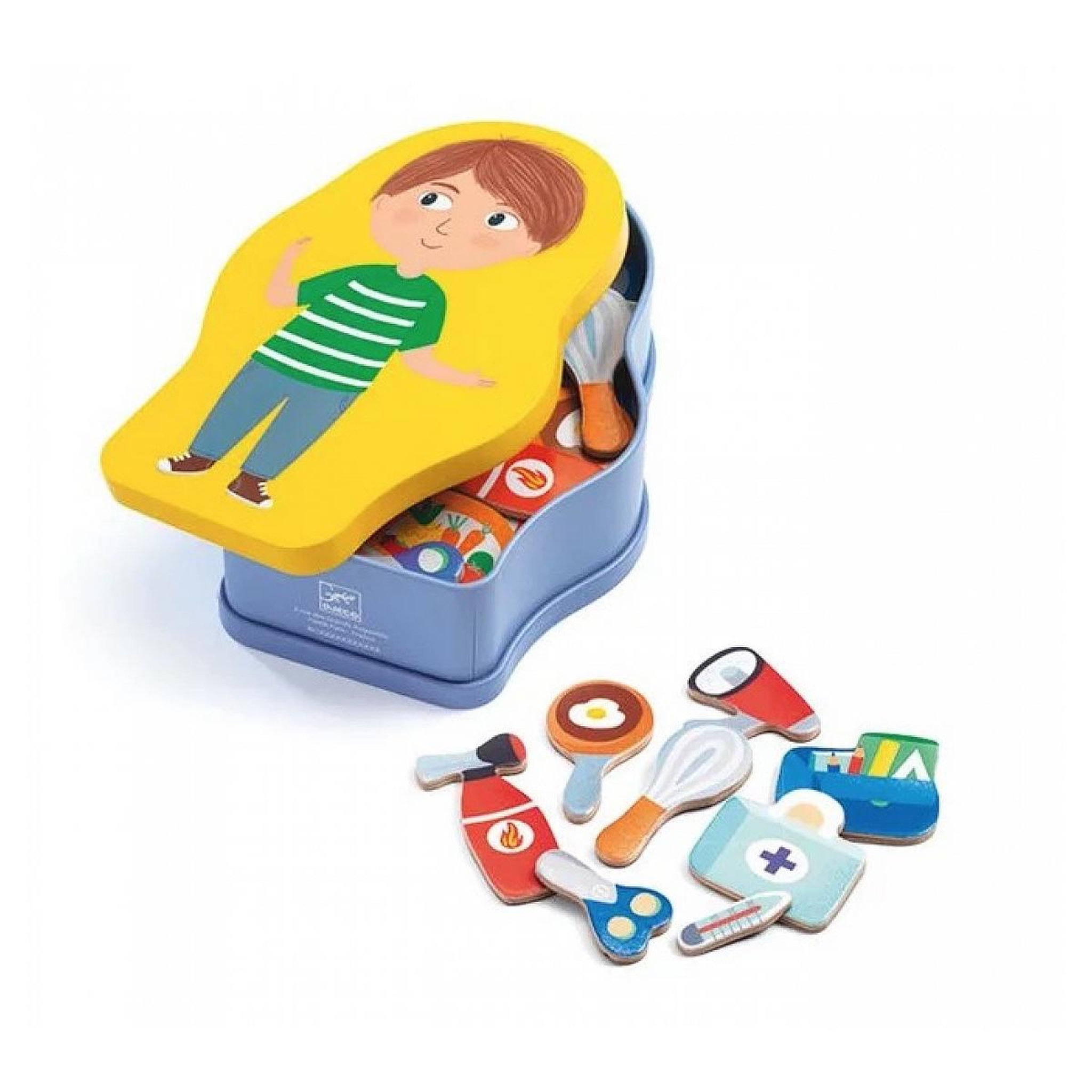 Voir la diapositive 2 : Djeco Inzebox Magnetique Jobissimo