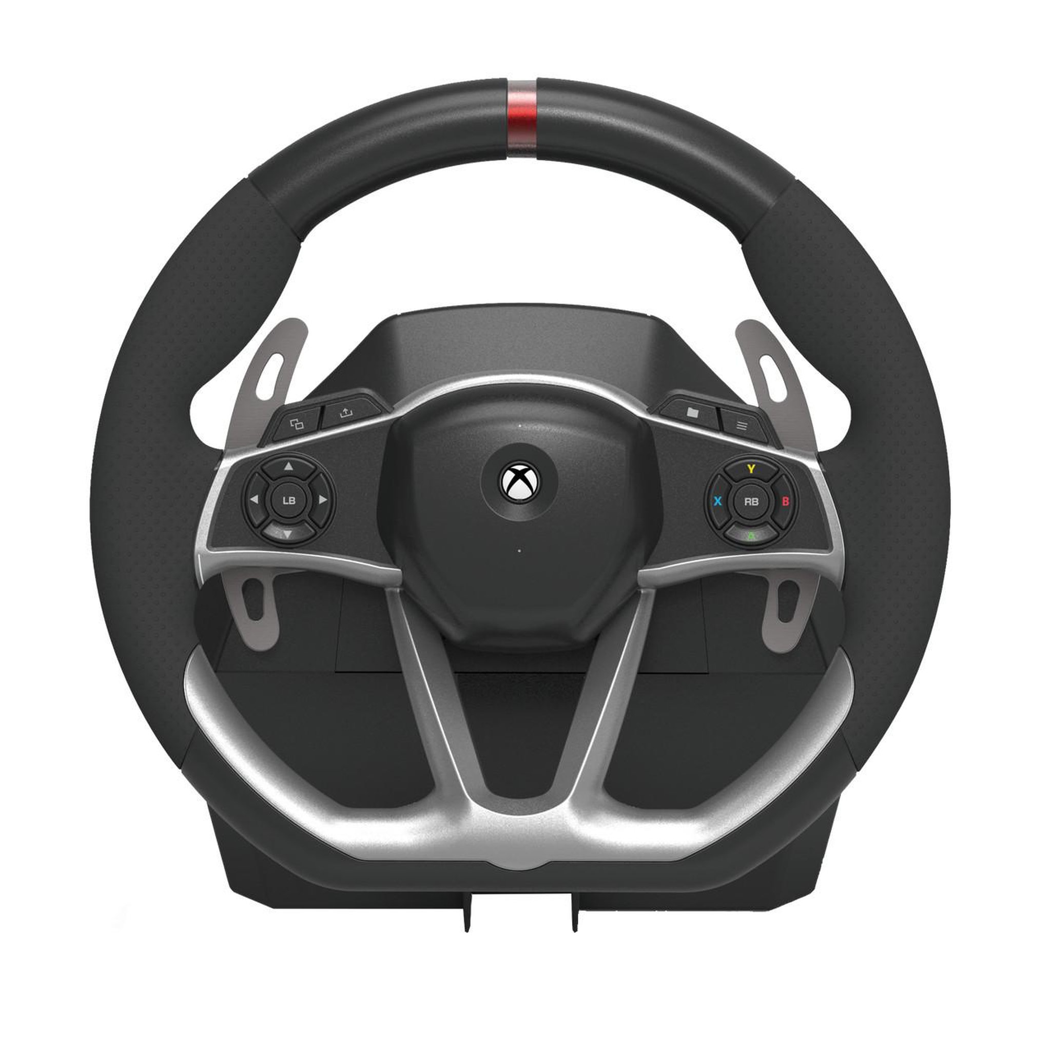 Voir la diapositive 2 : HORI Volant Gaming pour Xbox Hori Overdrive Retour de Force Noir