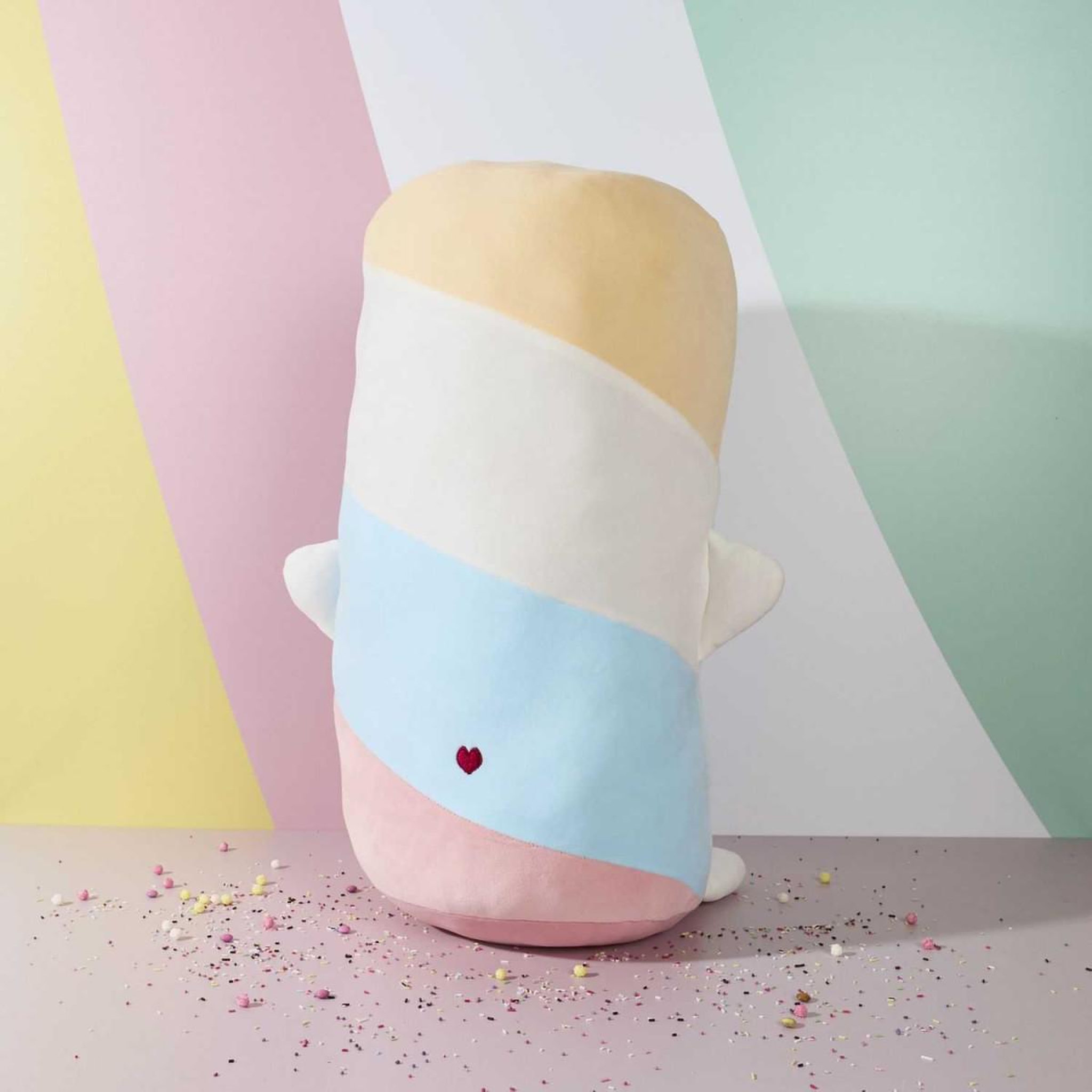 Voir la diapositive 4 : The concept Factory Peluche enfant chamallow  kawaii  60cm multicolore