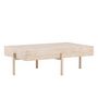 Voir la diapositive 1 : Paris Prix Table Basse Effet Travertin  Vadholmen  126cm Beige