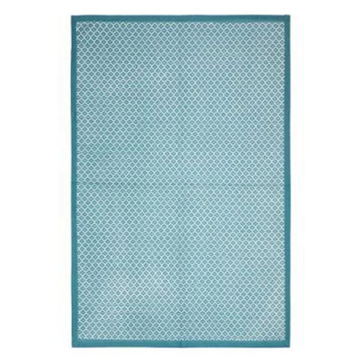 ATMOSPHERA Lot de 3 Torchons  Imprimé  45x70cm Bleu