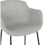 Voir la diapositive 6 : Paris Prix Tabouret de Bar Design  Largesa  97cm Gris