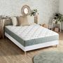 Voir la diapositive 2 : IDLITERIE Ensemble + matelas Ressort 7 zones Face Hiver/Eté différente HYGGE Fabriqué en France