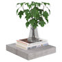 Voir la diapositive 3 : VIDAXL Etageres murales flottantes 2 pcs gris beton 23x23,5x3,8 cm MDF