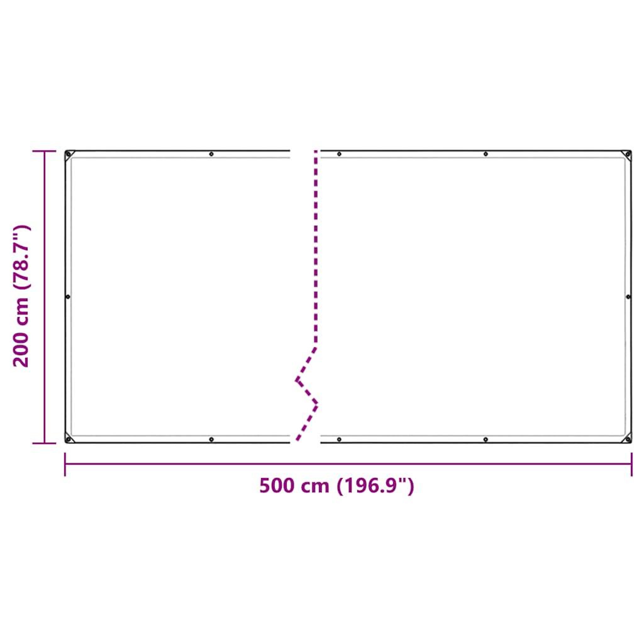 Voir la diapositive 6 : VIDAXL Bache transparente avec œillets 2x5 m PVC