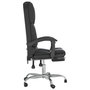 Voir la diapositive 4 : VIDAXL Fauteuil de massage inclinable de bureau Noir Similicuir