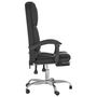 Voir la diapositive 4 : VIDAXL Fauteuil de massage inclinable de bureau Noir Similicuir