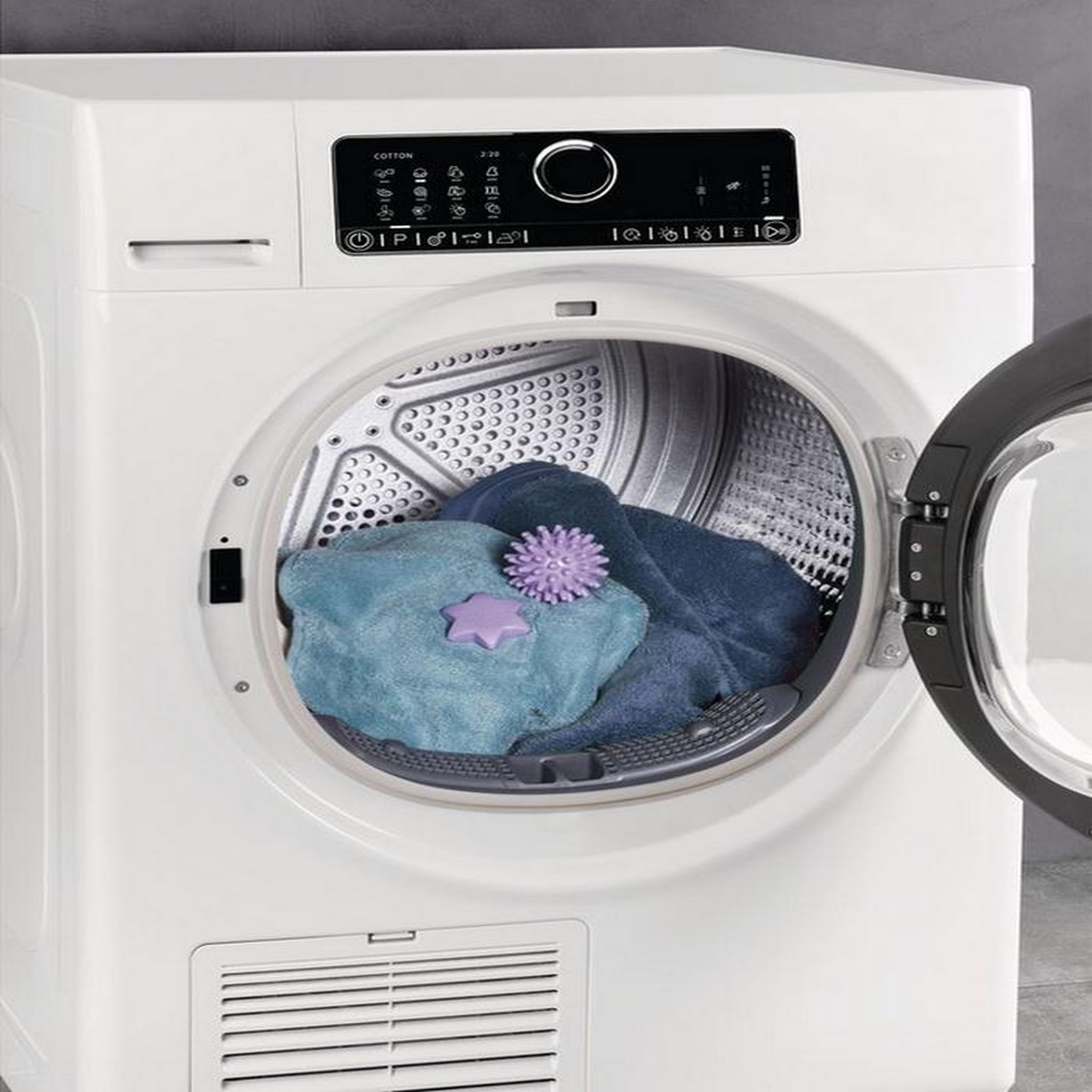 Voir la diapositive 3 : WPRO Balle défroissante pour sèche-linge - wba101