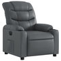 Voir la diapositive 4 : VIDAXL Fauteuil inclinable electrique Gris Similicuir