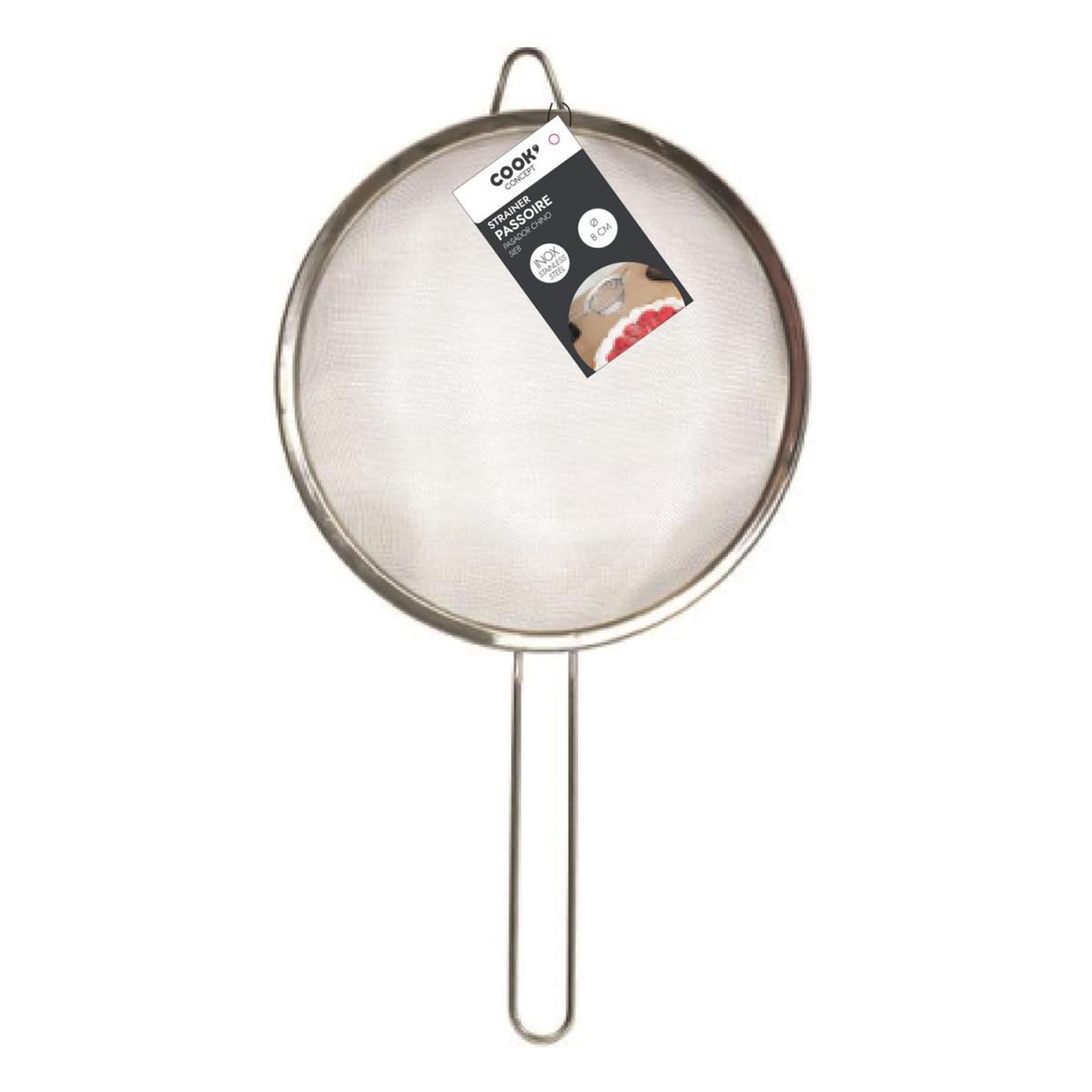 Voir la diapositive 4 : COOK CONCEPT Passoire tamis  inox  8cm argent