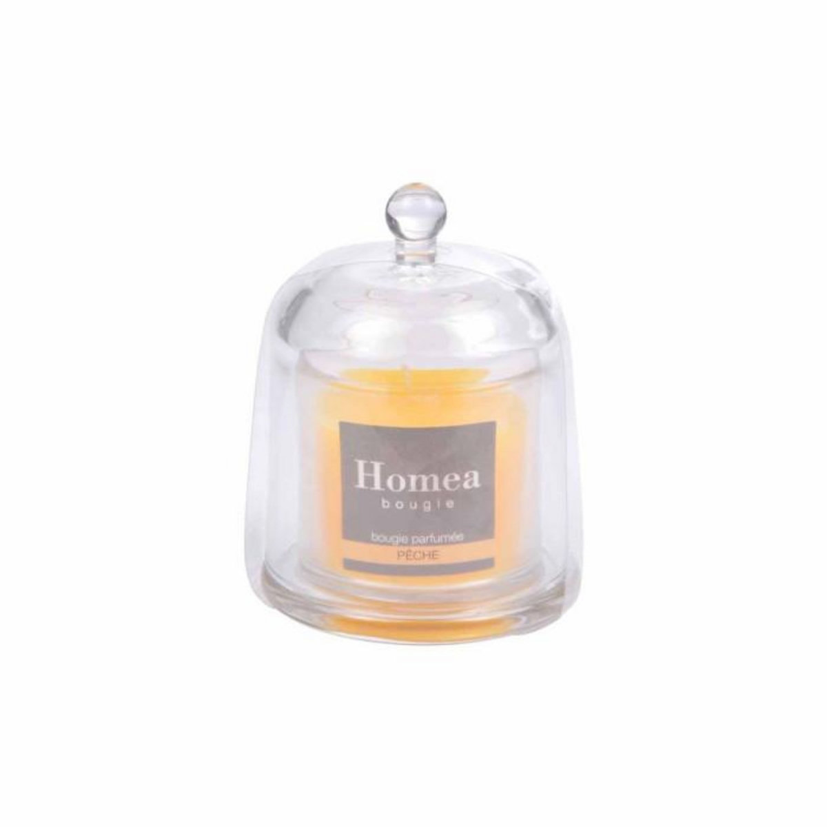 Paris Prix Bougie Parfumée Cloche  Romantique  11cm Pêche