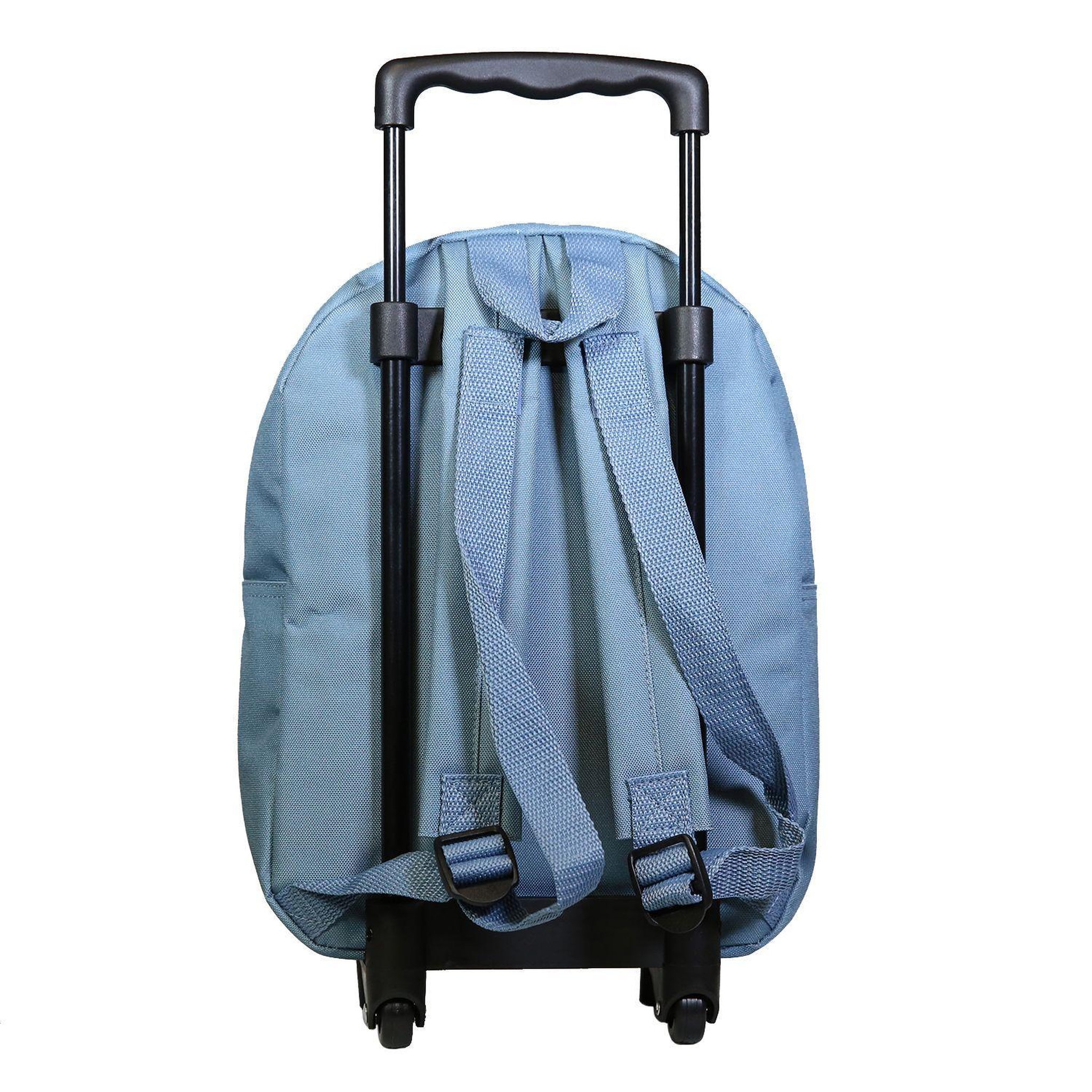 Voir la diapositive 3 : Bagtrotter BAGTROTTER Sac à dos à roulettes 31 cm Disney Star Wars / The Mandalorian Baby Yoda Beige