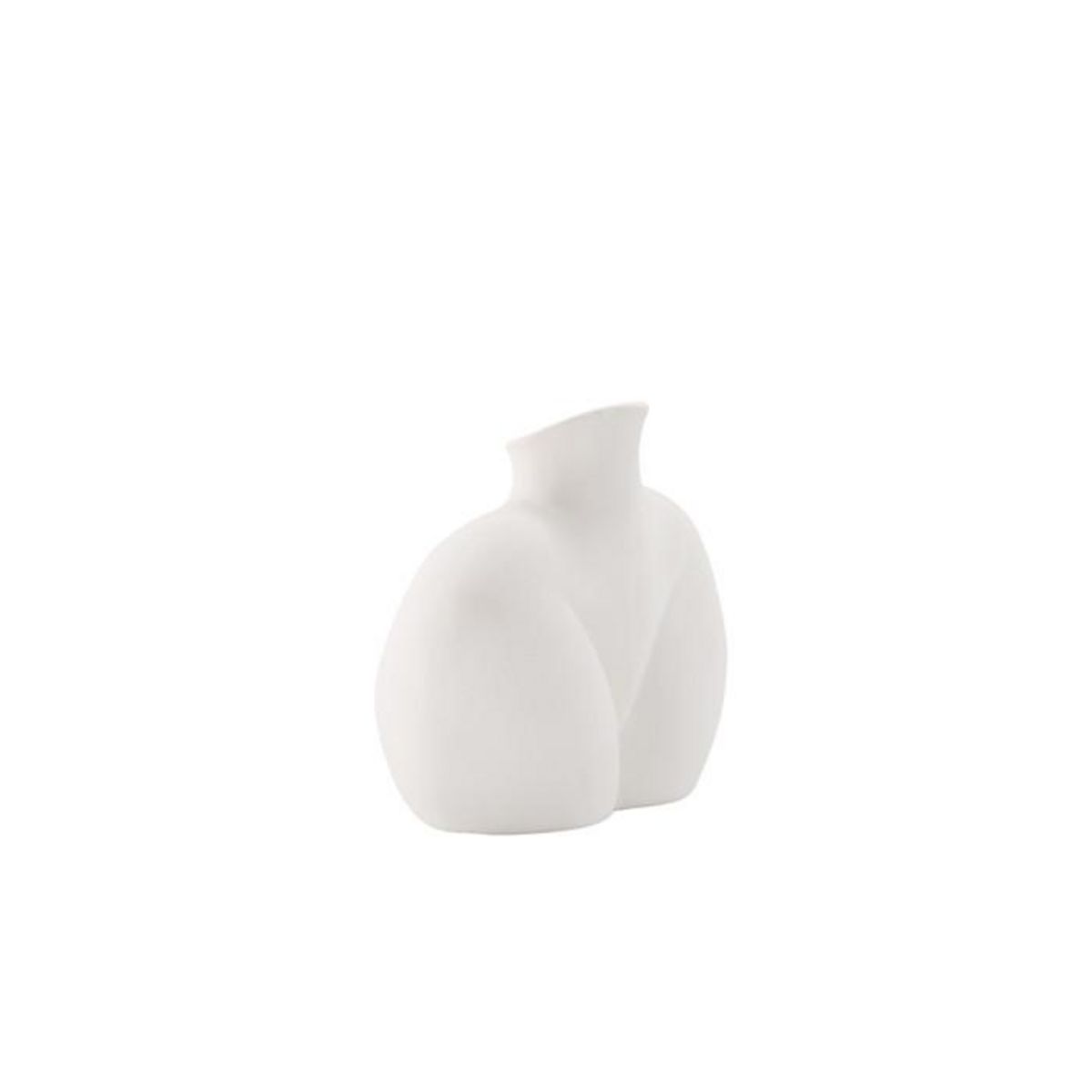 Paris Prix Vase Corps Féminin en Céramique  Harvey  17cm Blanc Cassé