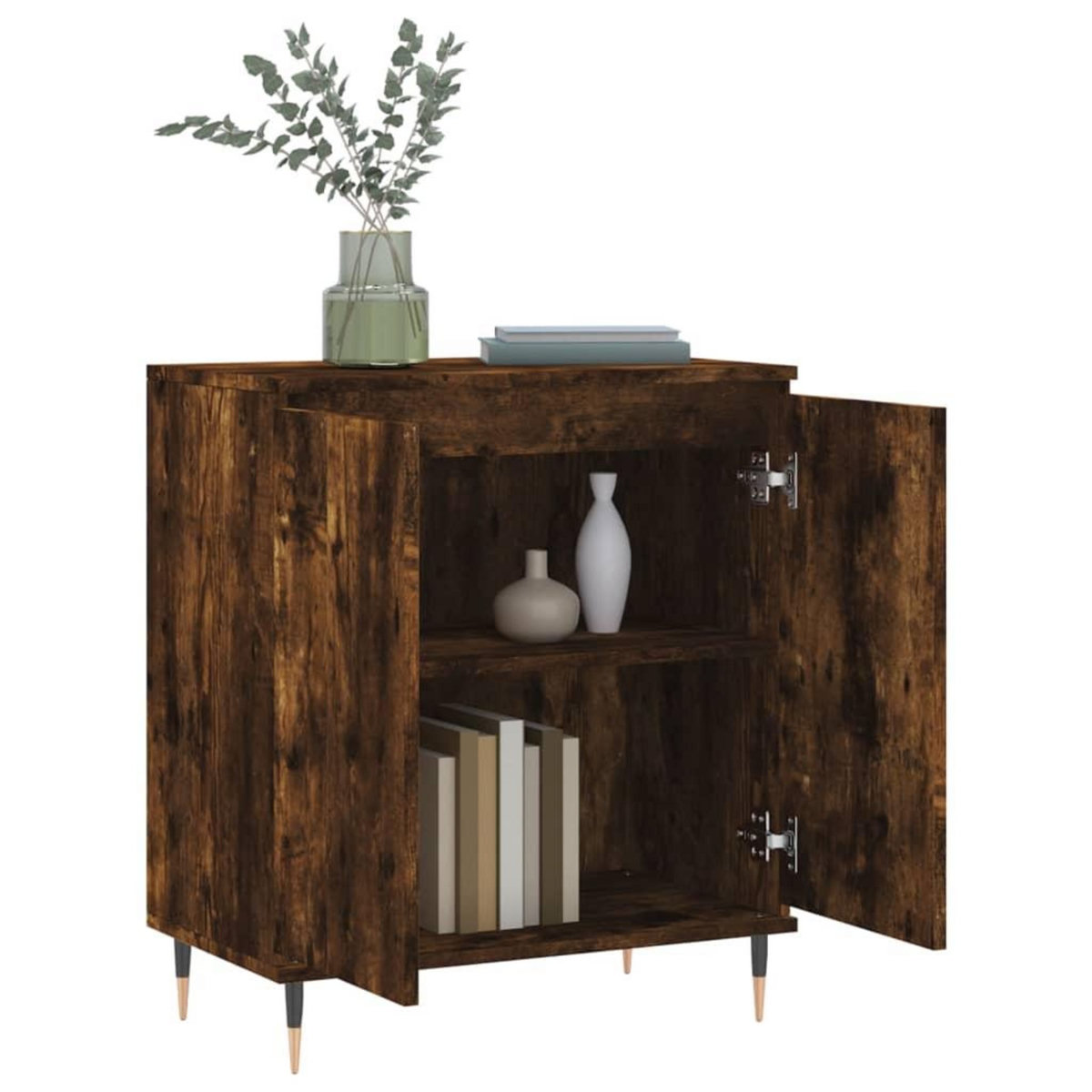 VIDAXL Buffet Chene fume 60x35x70 cm Bois d'ingenierie