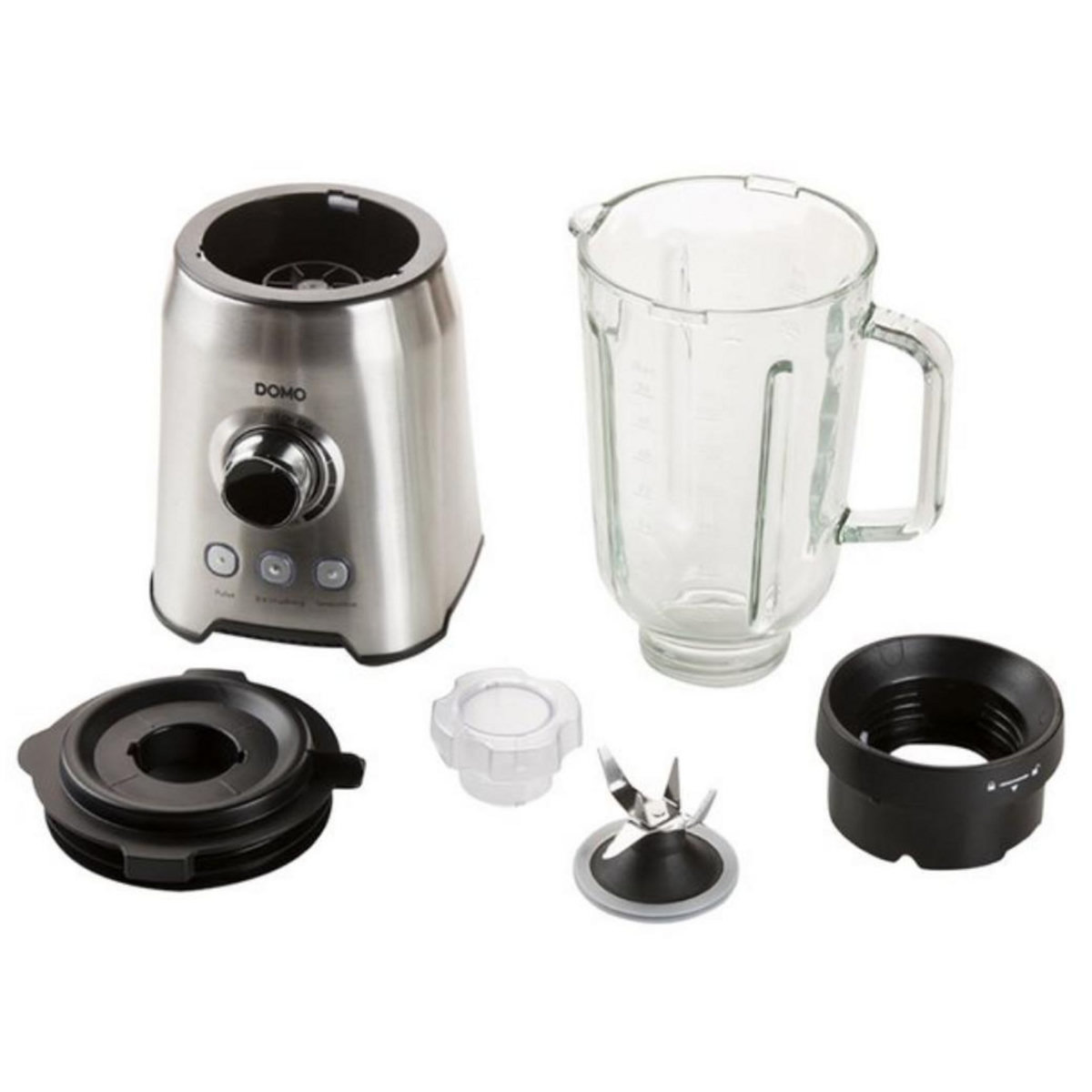 Domo Blender 1.5l 1000w inox - do710bl