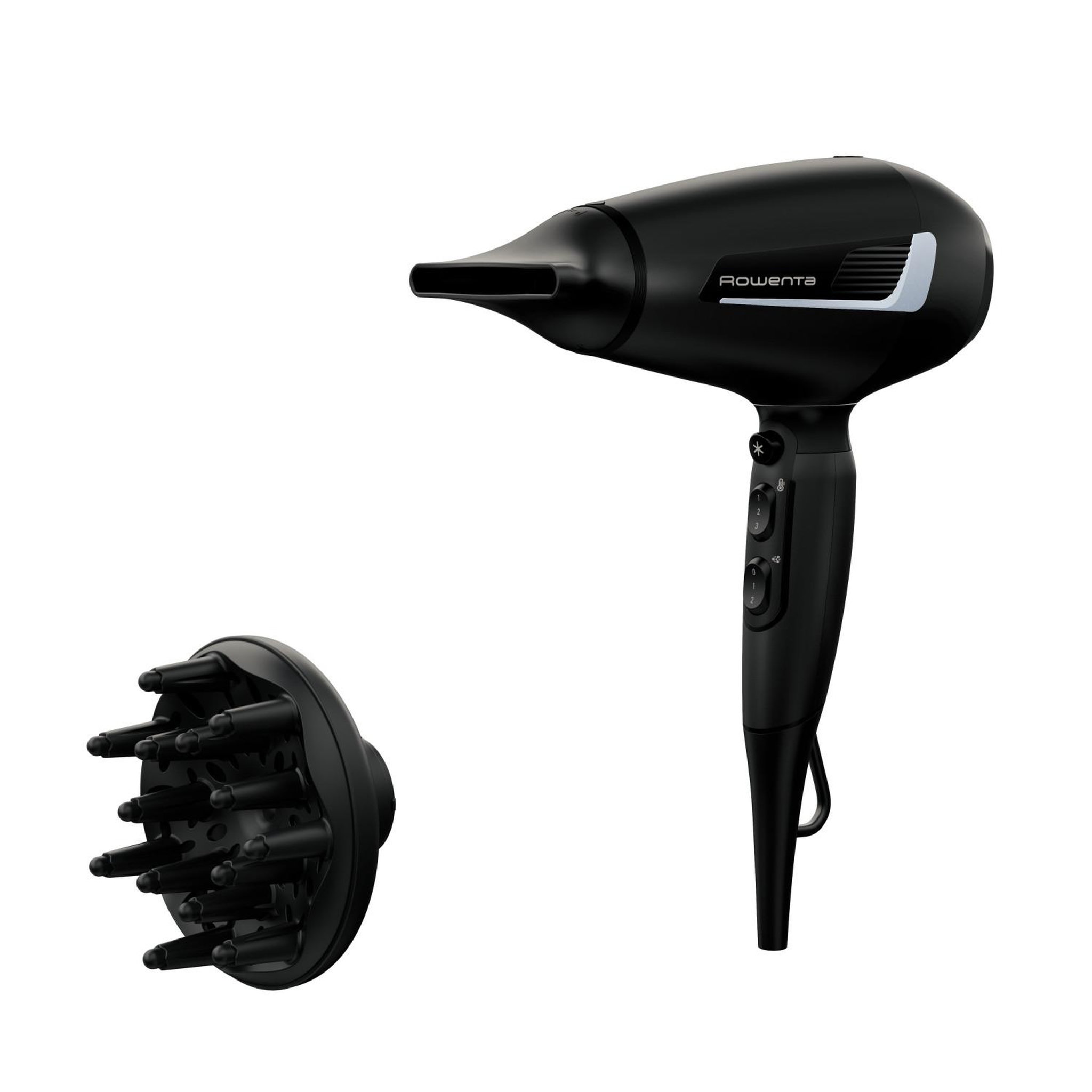 ROWENTA Rowenta pro expert cv8820 sèche-cheveux 2100 w noir, métallique