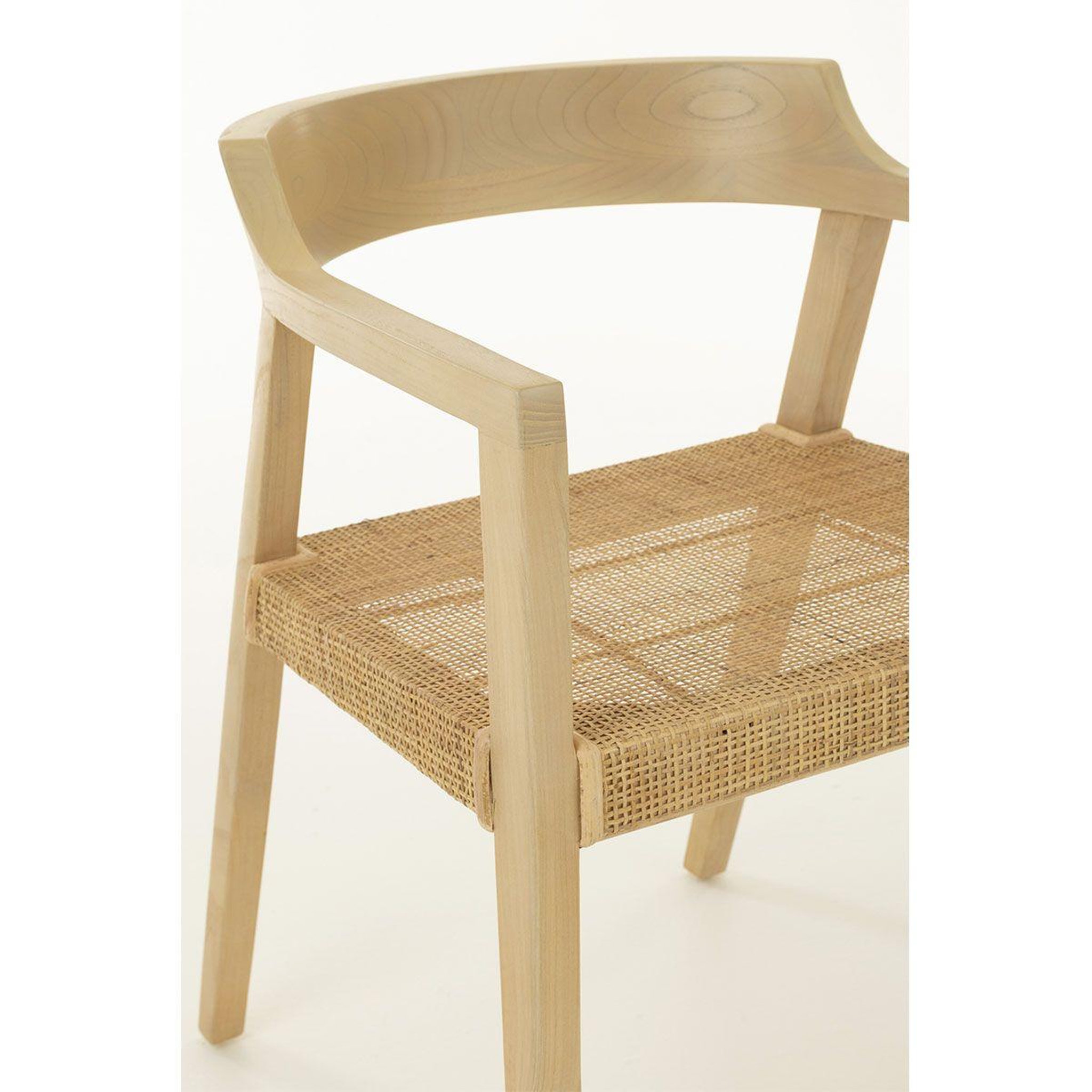 Voir la diapositive 6 : J-LINE Chaise design  sungkai  71cm naturel