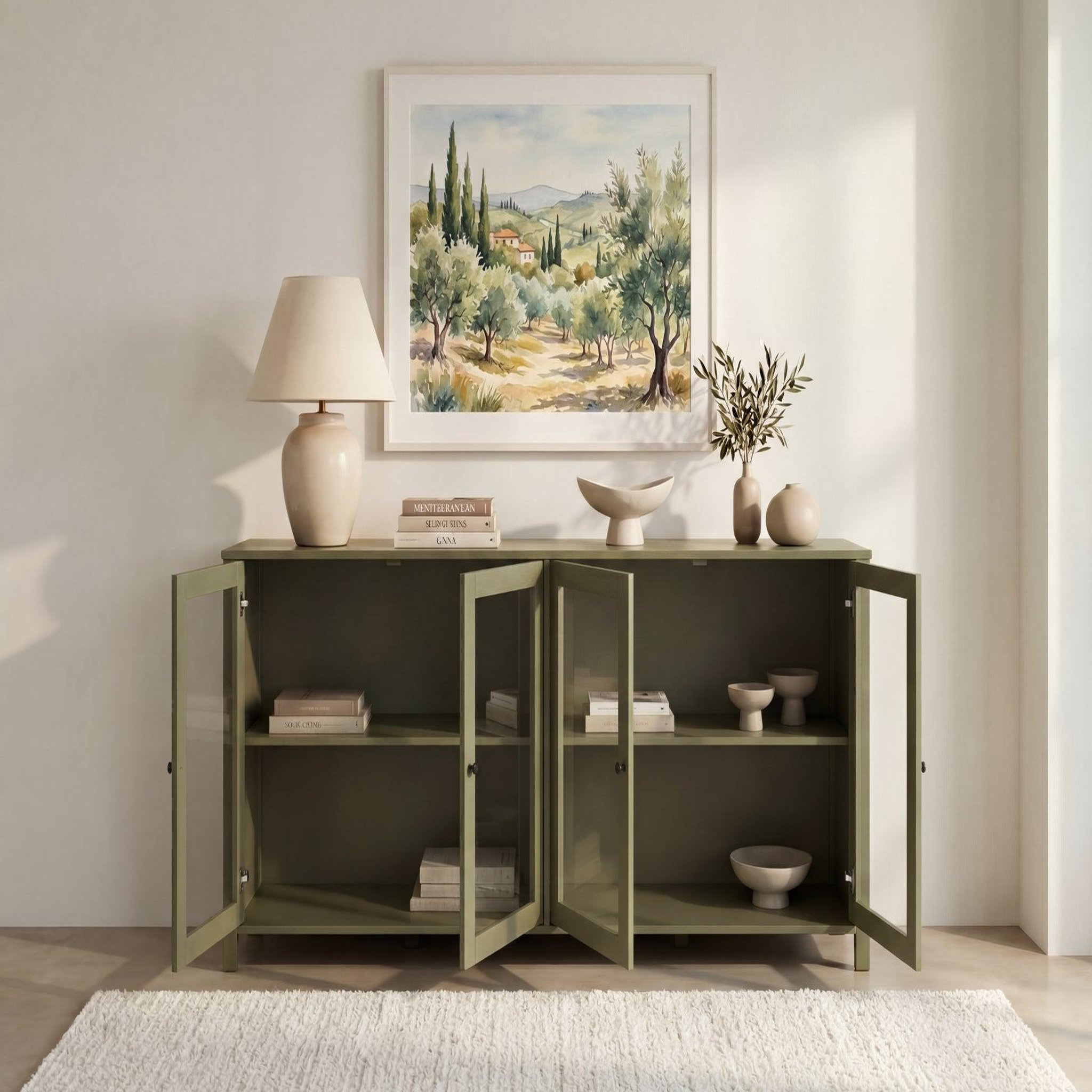 Voir la diapositive 3 : CASANOVA PARIS Eve - buffet 186cm en pin vert