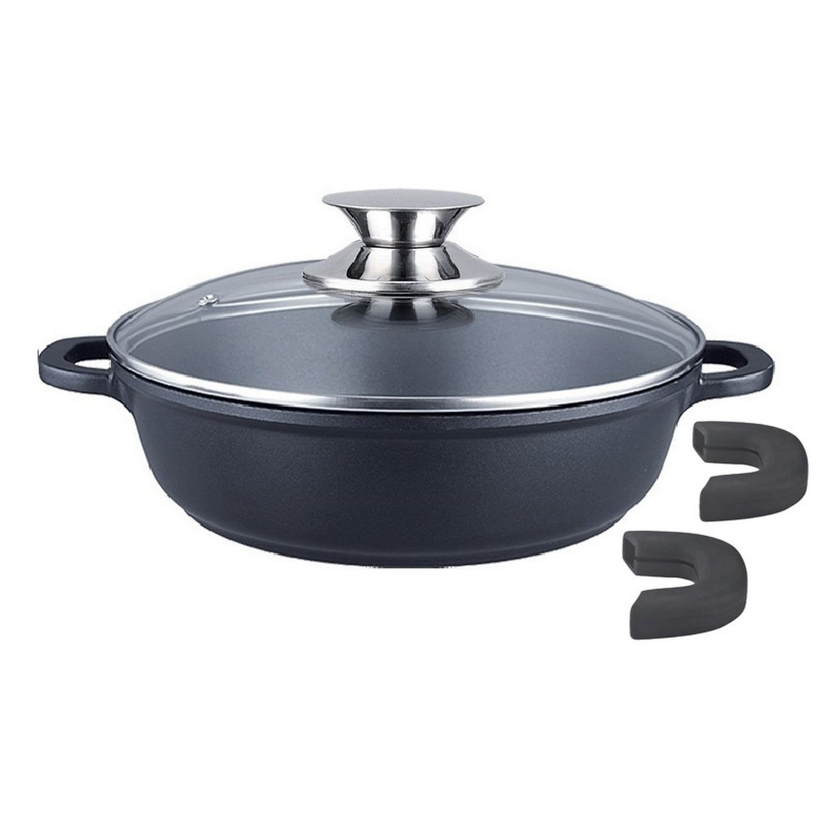 Faitout induction avec couvercle 32 cm