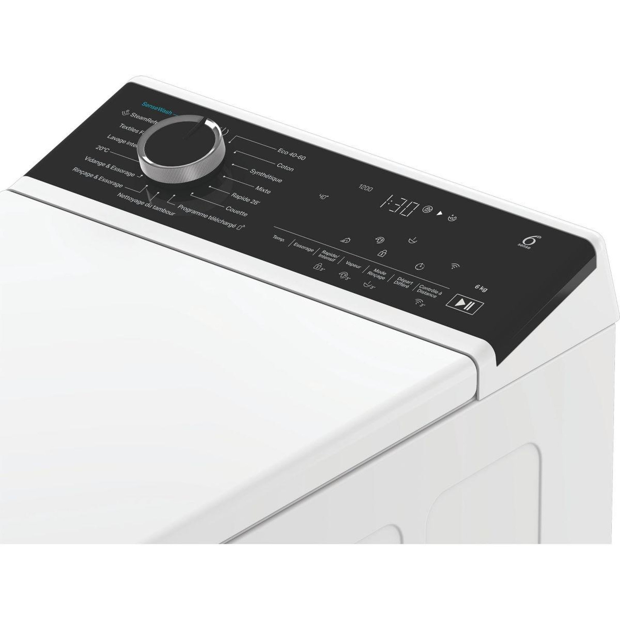 Voir la diapositive 5 : Whirlpool Lave linge top tw621csilencefr - 6 kg - 1200 tr/min - classe a - moteur induction - connecté wifi