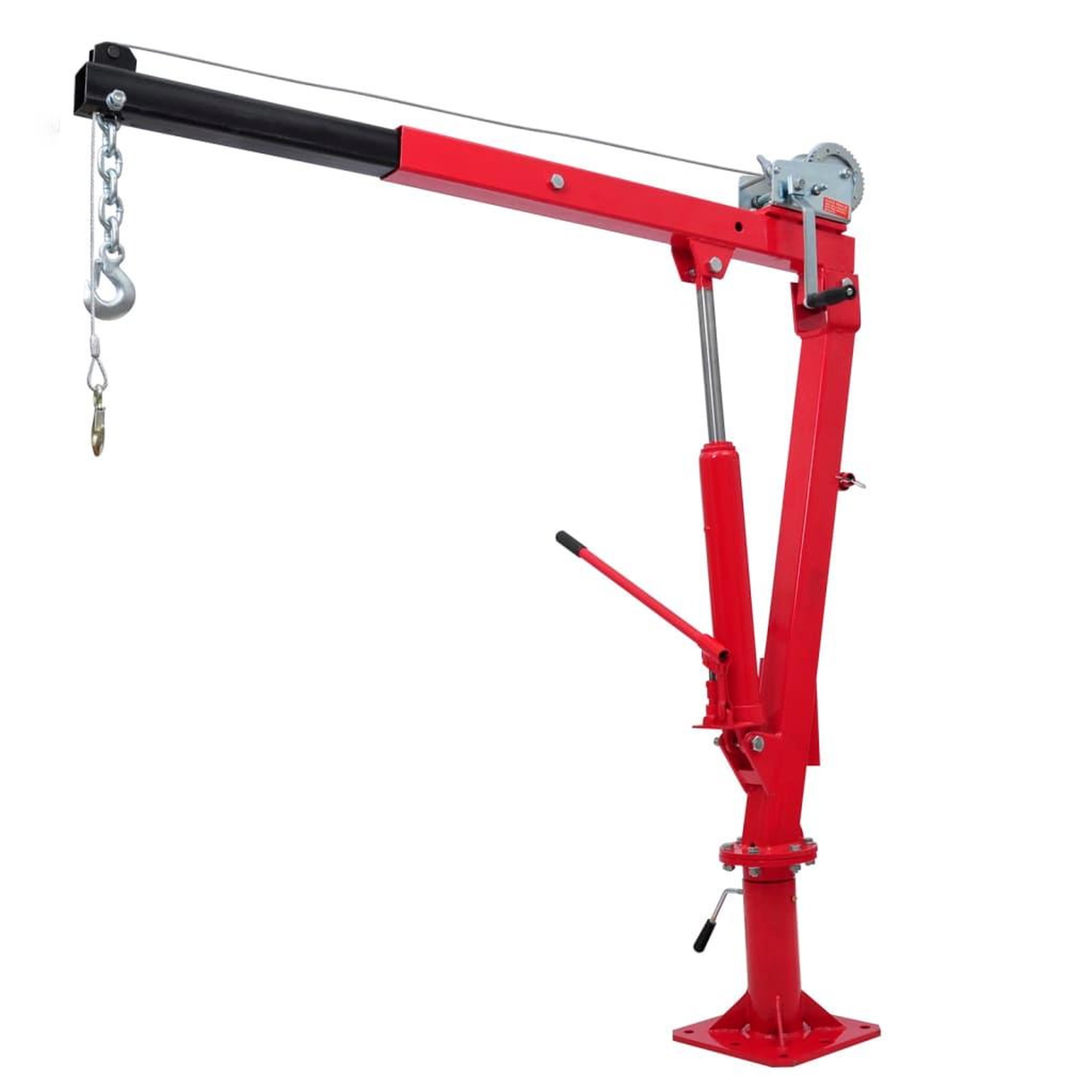 Voir la diapositive 1 : VIDAXL Grue de camion avec cable et treuil