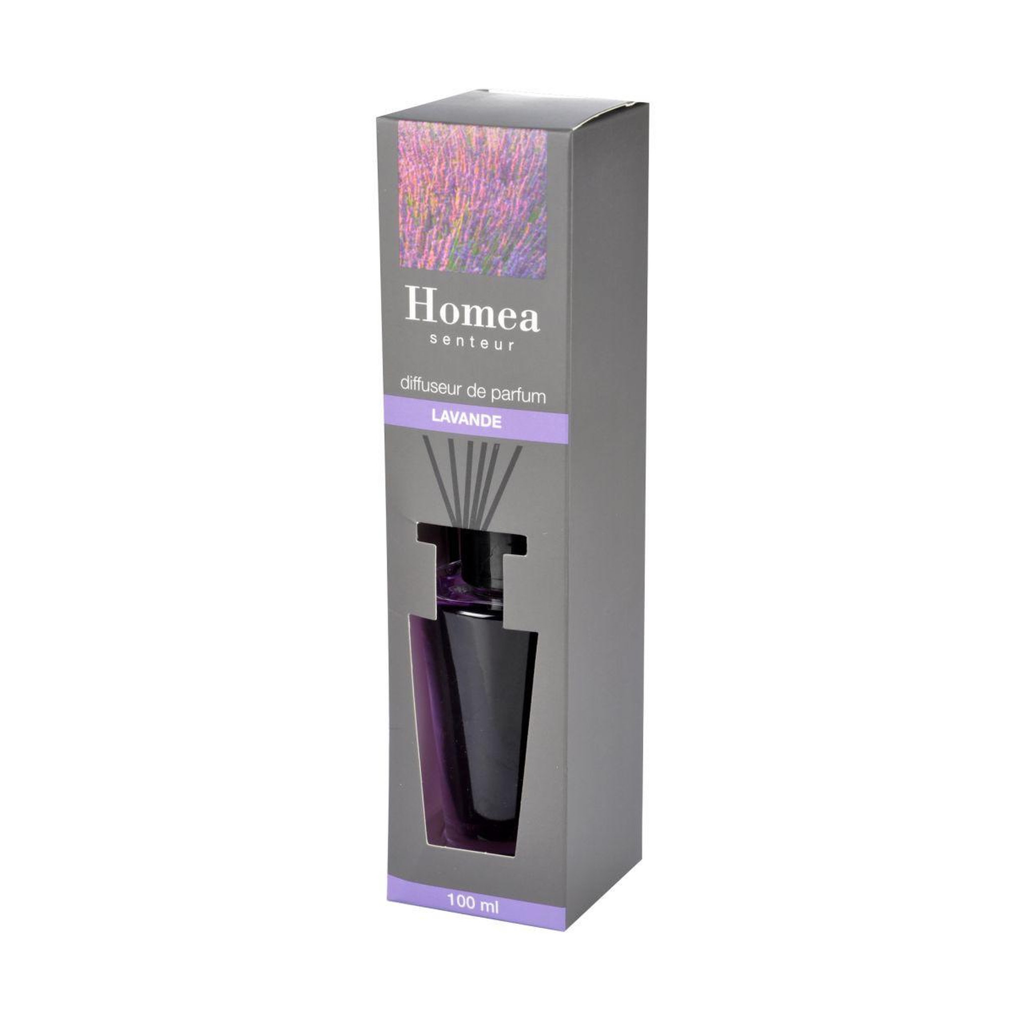 Voir la diapositive 2 : HOMEA Diffuseur de Parfum  Cône  100ml Lavande