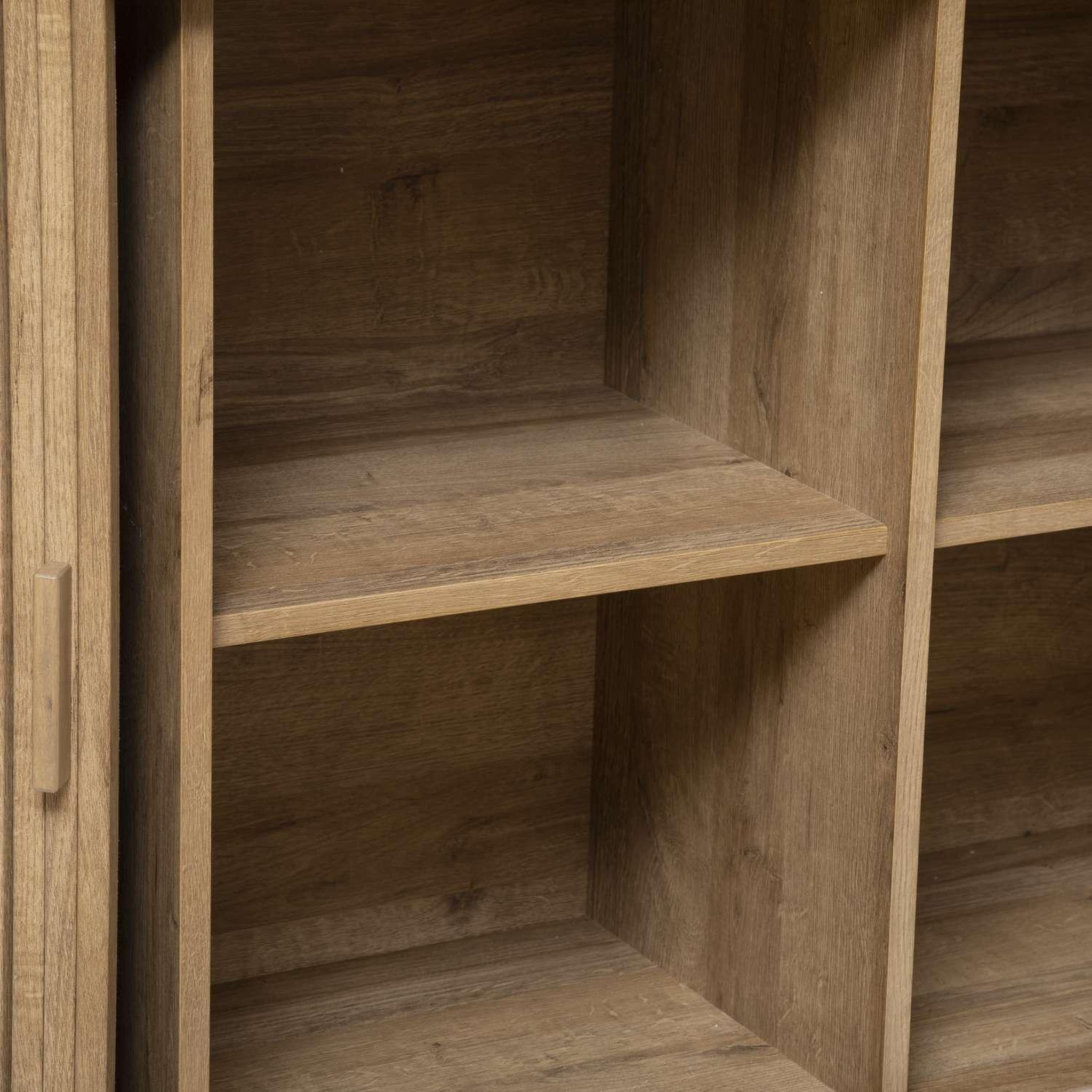 Voir la diapositive 4 : ATMOSPHERA Buffet 2 portes Colva en bois - Marron