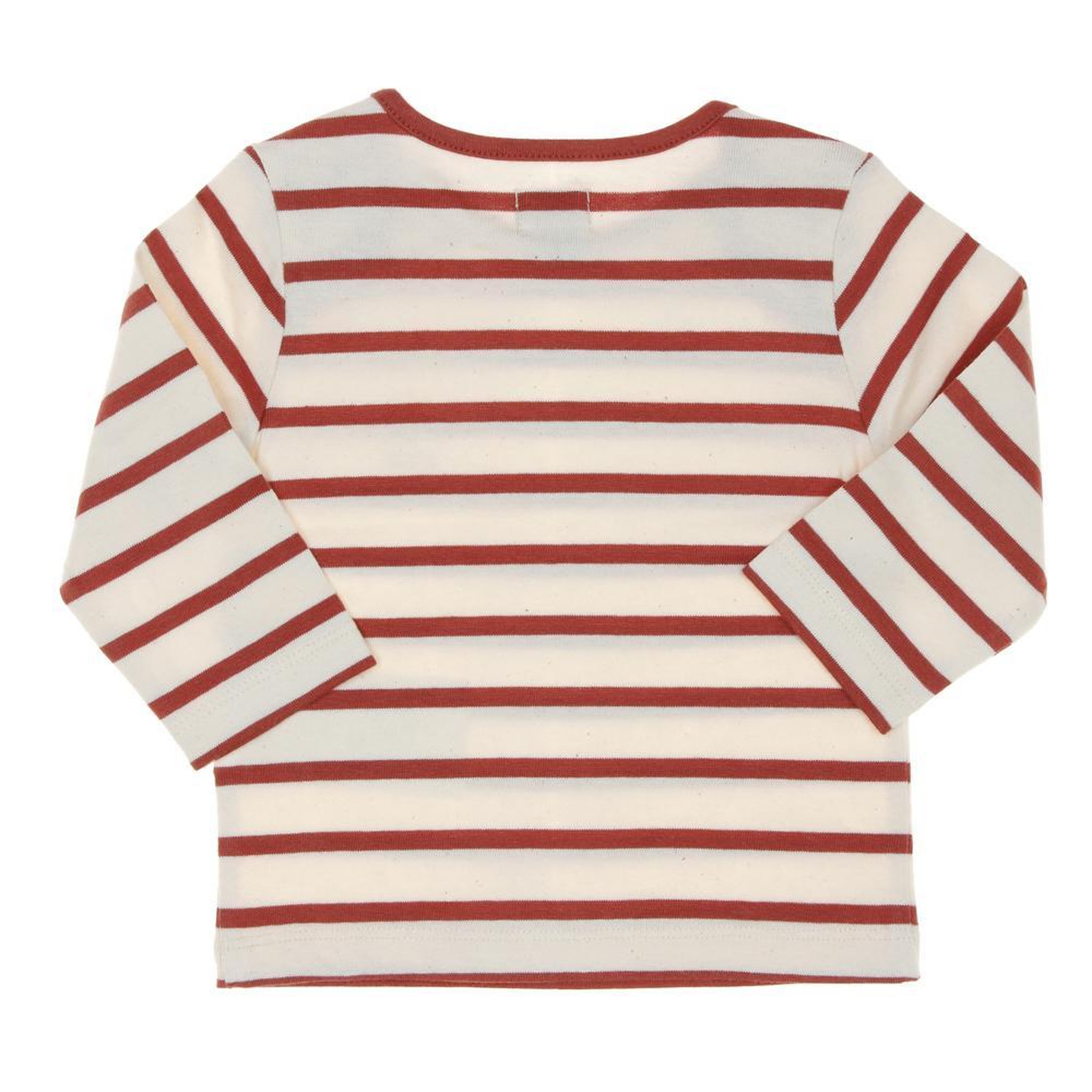 Voir la diapositive 2 : ELLE EST OU LA MER T-shirt Rose à rayures Enfant EOM Loris