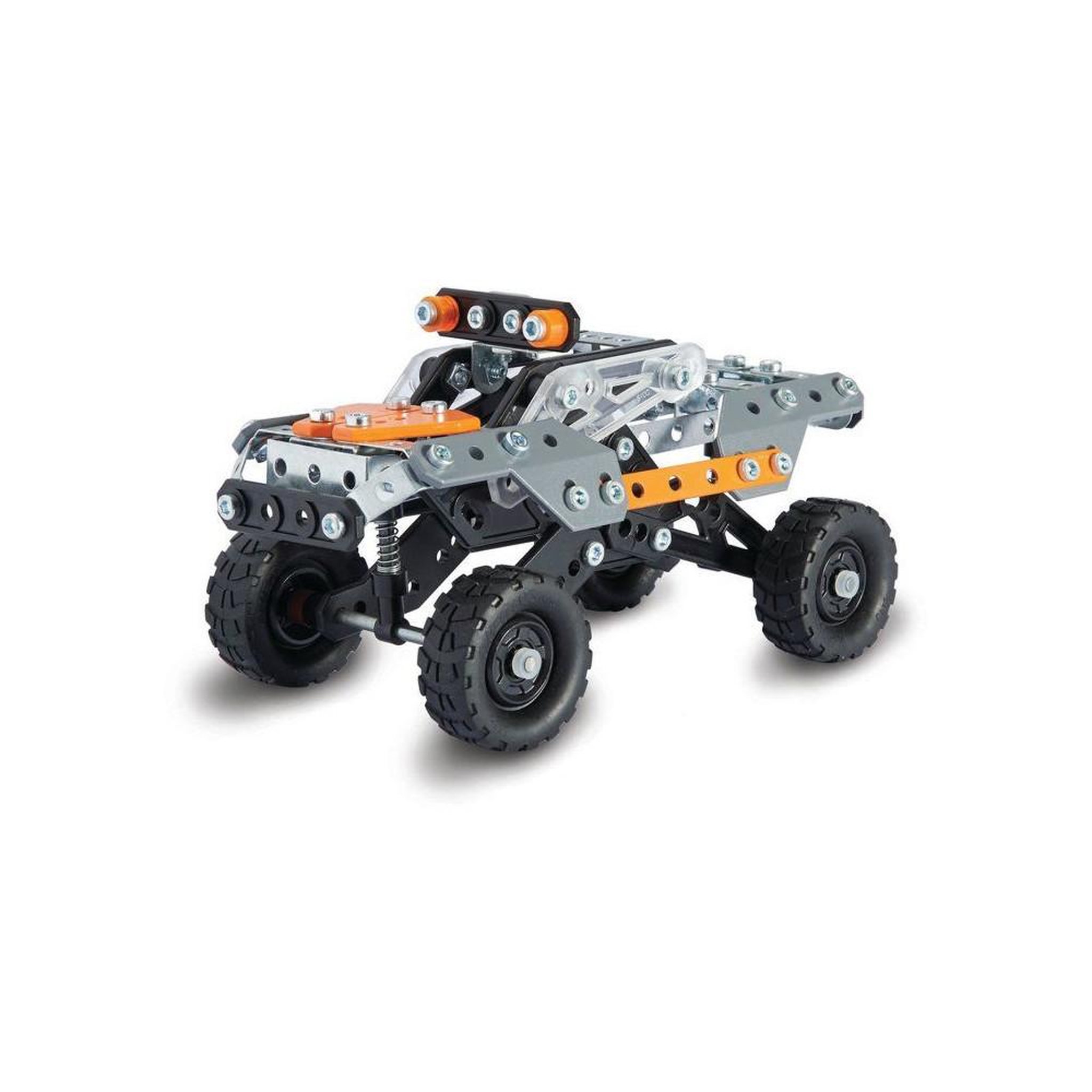 Voir la diapositive 5 : Meccano 4x4 de Course 10 en 1 – Coffret de Construction 10 Modèles – 225 pièces