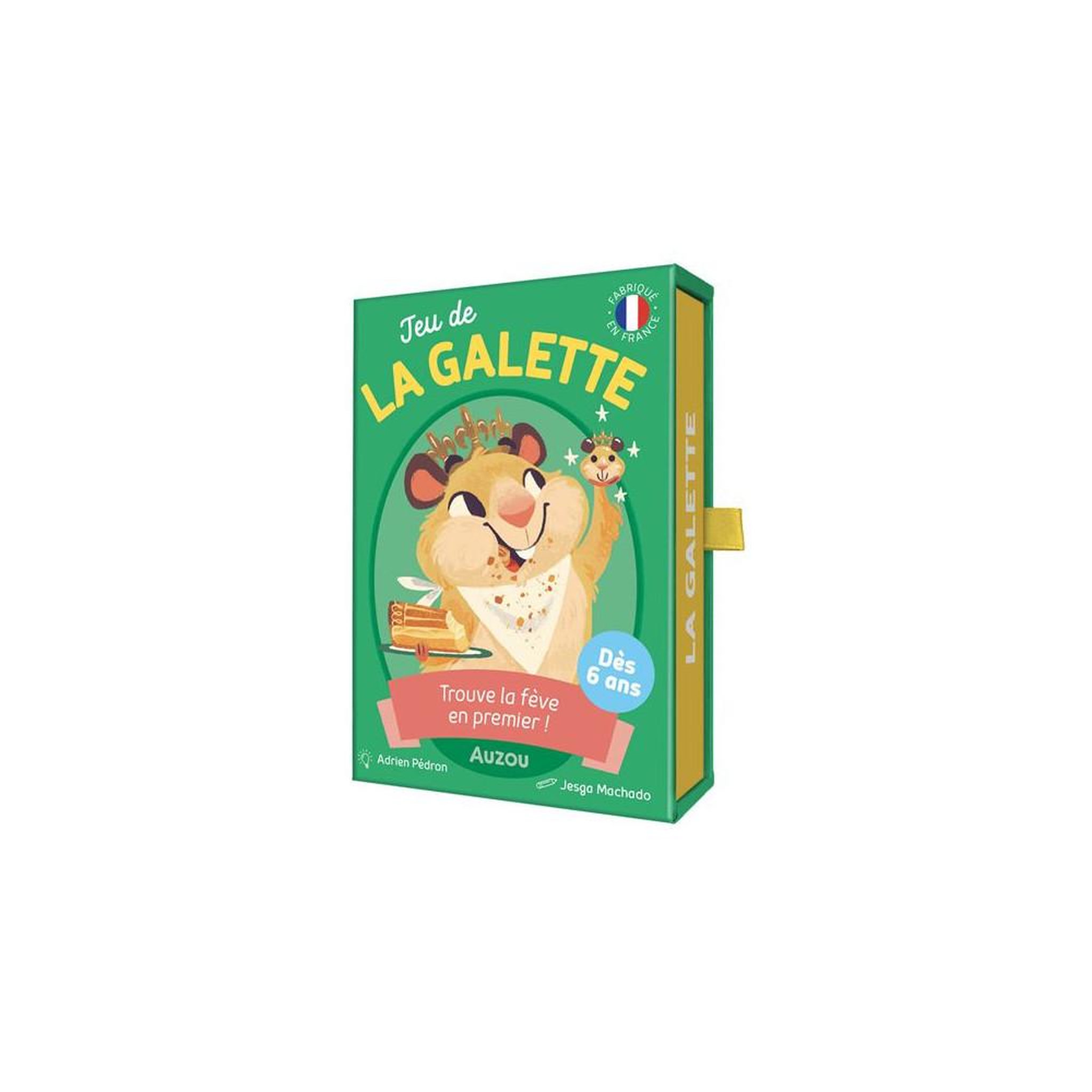 Editions Auzou Jeu de cartes « Jeu de la Galette » jeu de mémoire et d'observation 2 à 5 joueurs dès 6 ans, 46 cartes, durée 10 min