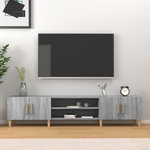 VIDAXL Meuble TV sonoma gris 180x31,5x40 cm bois d'ingenierie