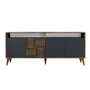 Voir la diapositive 1 : Habitat et Jardin Buffet en bois  Milan  - 180 x 35 x 78 cm - Noyer Anthracite