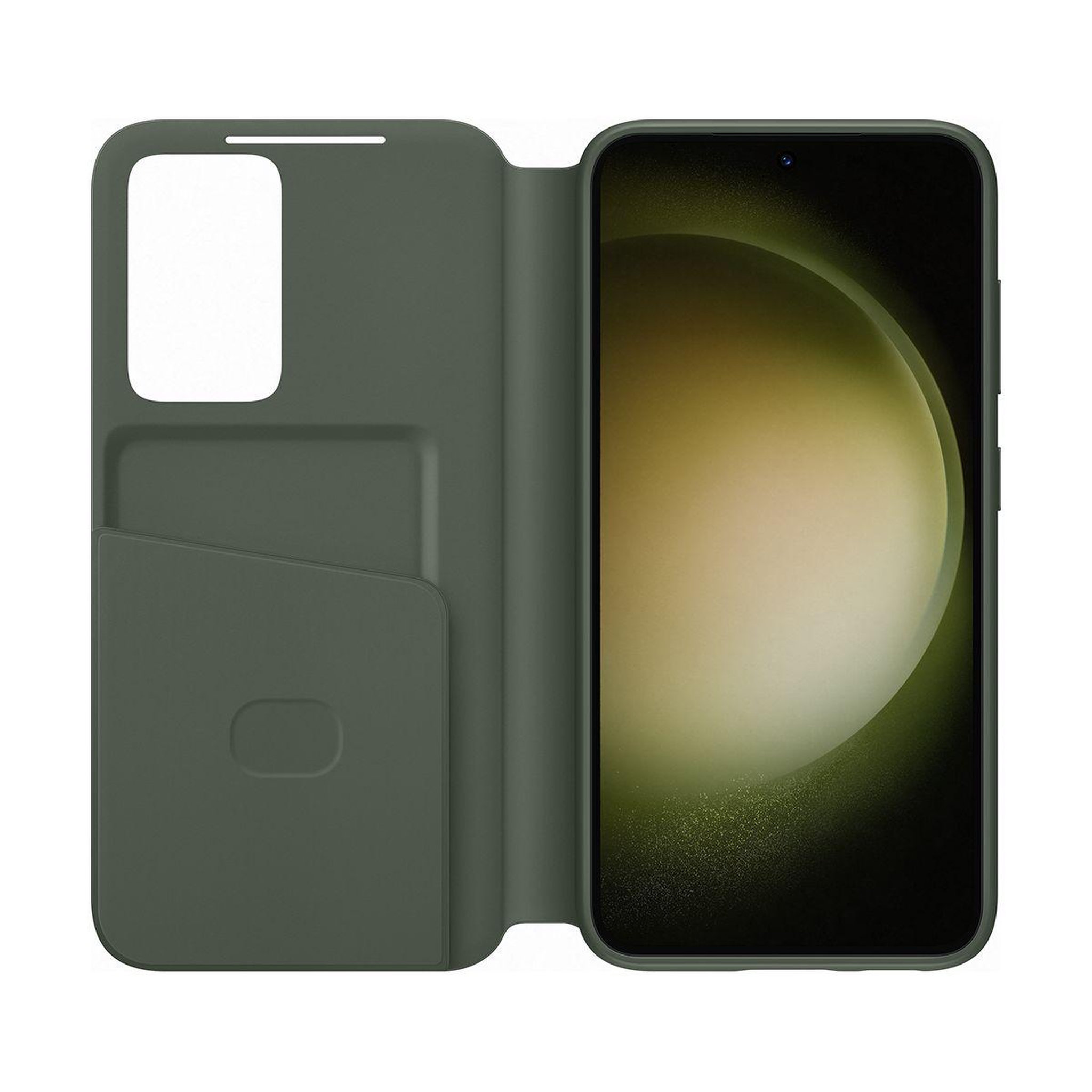 Voir la diapositive 5 : Samsung Etui s23 smart view porte-carte khaki