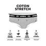 Voir la diapositive 2 : UMBRO Lot de 3 Boxers coton femme Uni