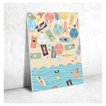 Graine créative Peinture au numero 30x40cm - A la plage