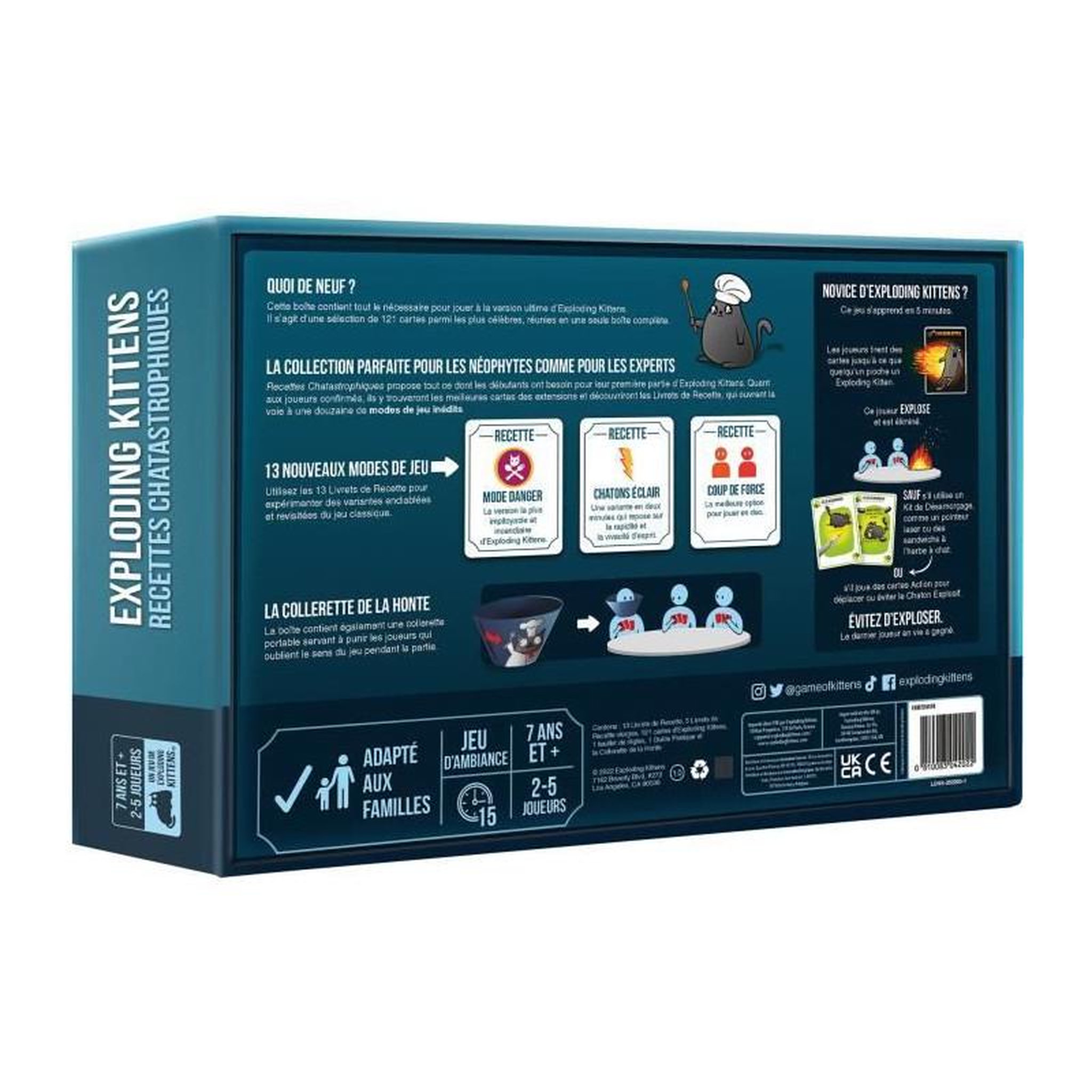 Voir la diapositive 4 : Asmodee EK : Recettes Chatastrophiques - Asmodee - Jeu de société