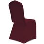 VIDAXL Housses elastiques de chaise Bordeaux 12 pcs