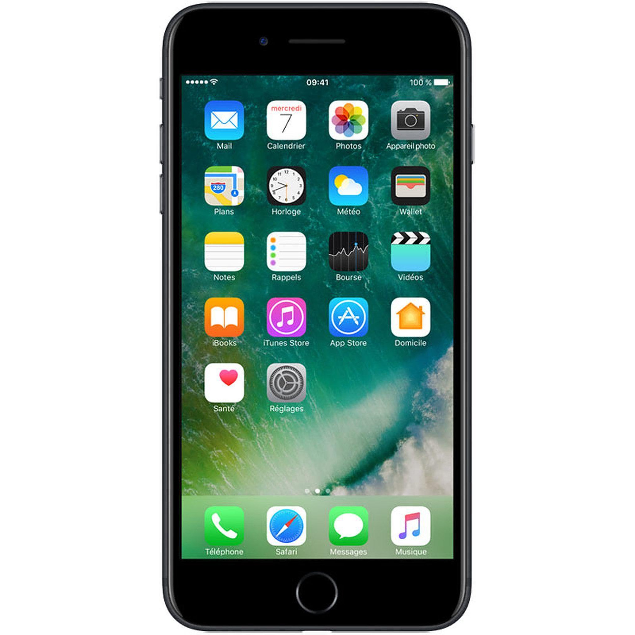Voir la diapositive 2 : APPLE iPhone 7 Plus Reconditionné 128 Go - Grade A+ - Noir Mat
