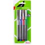 Voir la diapositive 2 : AUCHAN Lot de 4 stylos feutres d'écriture pointe fine 0.5mm coloris assortis