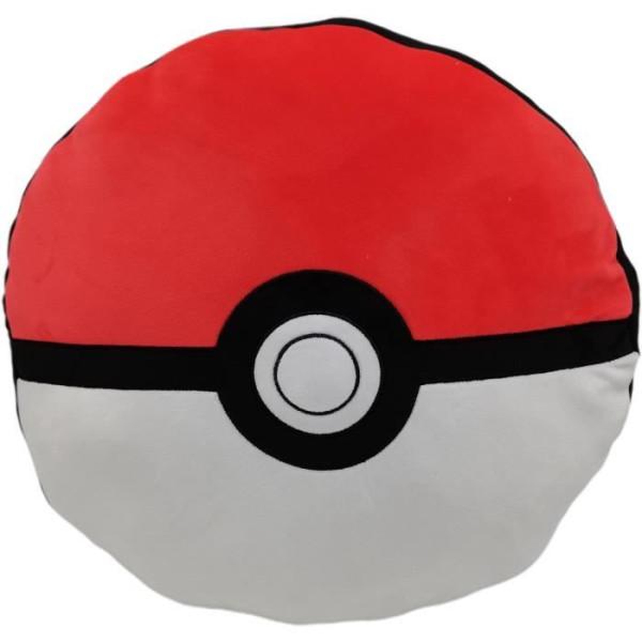 Pokemon Coussin premium - Rond - POKEMON - Poké-ball - Microfibre - 40 cm